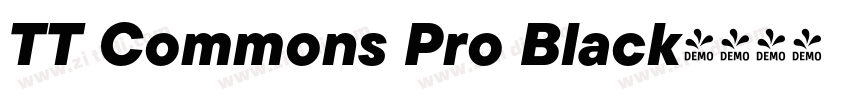 TT Commons Pro Black字体转换